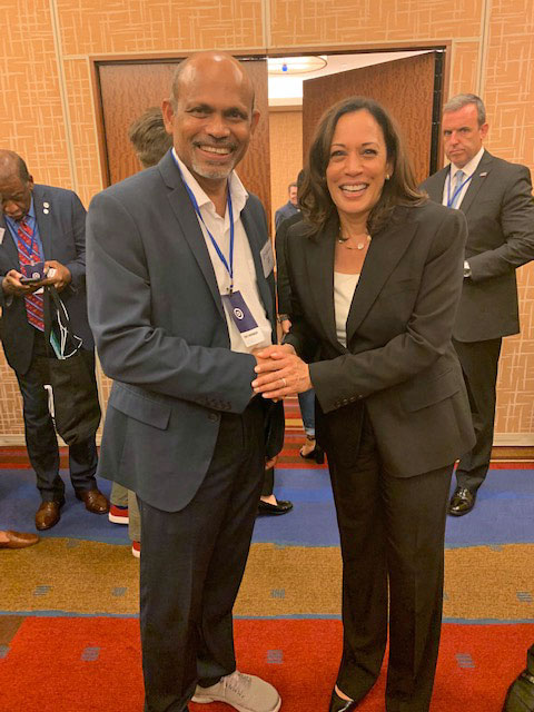 Sheikh with Vice President Harris